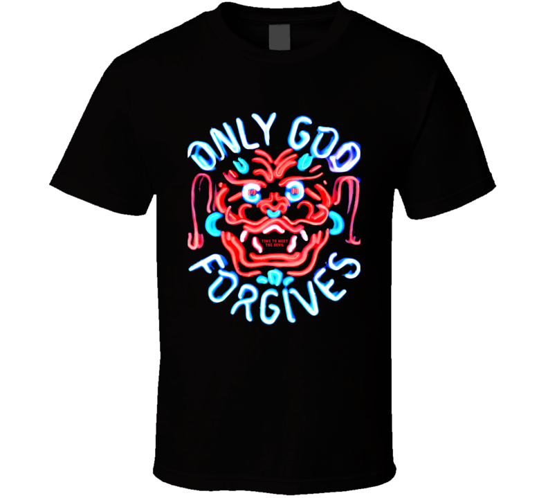 Only God Forgives Devil Movie Poster T Shirt Only God Forgives Devil Movie Poster T Shirt