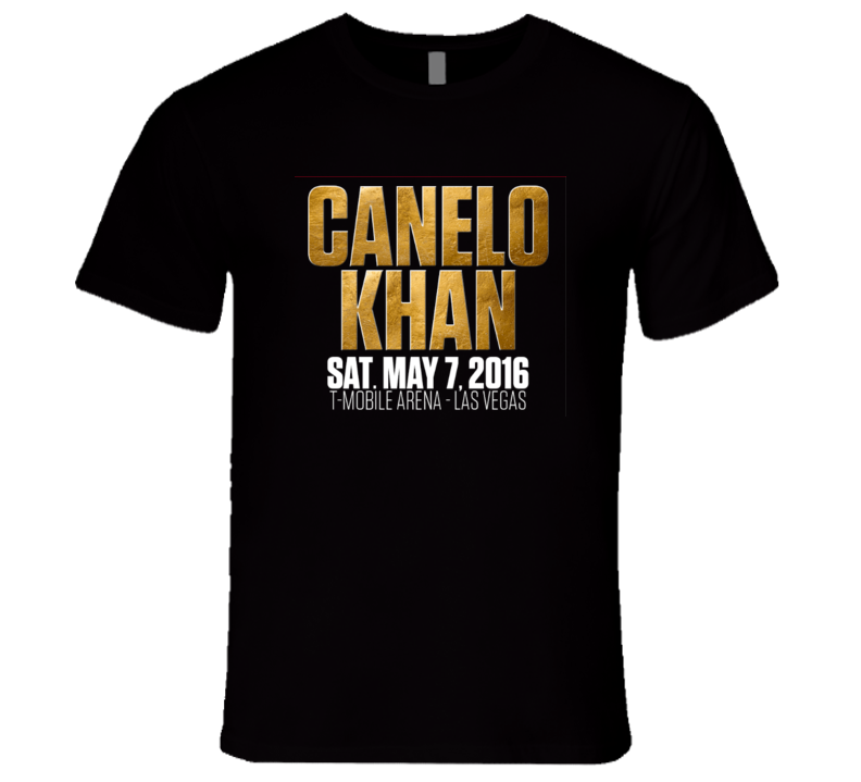 Canelo Alvarez Amir Khan May 7th Boxing T Shirt