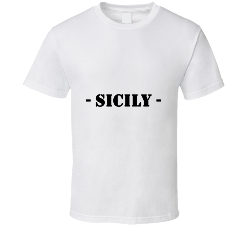 Sicily Italy  T Shirt