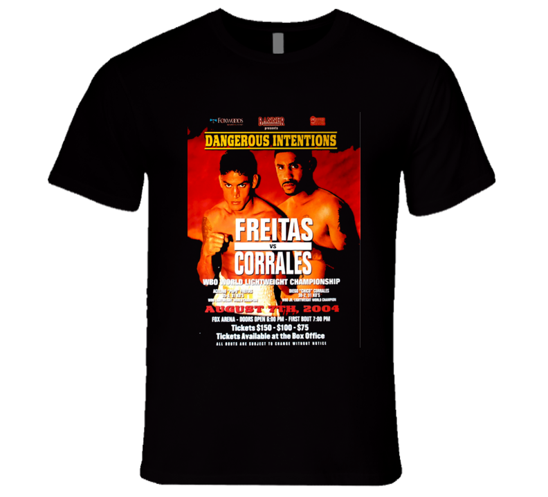 Aclino "Popo" Frietas vs Diego Corrales Boxing Fight Poster T Shirt