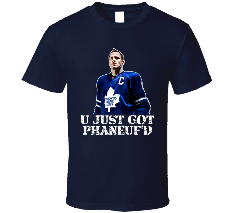 Dion Phaneuf Toronto Hockey T Shirt Dion Phaneuf Toronto Hockey T Shirt