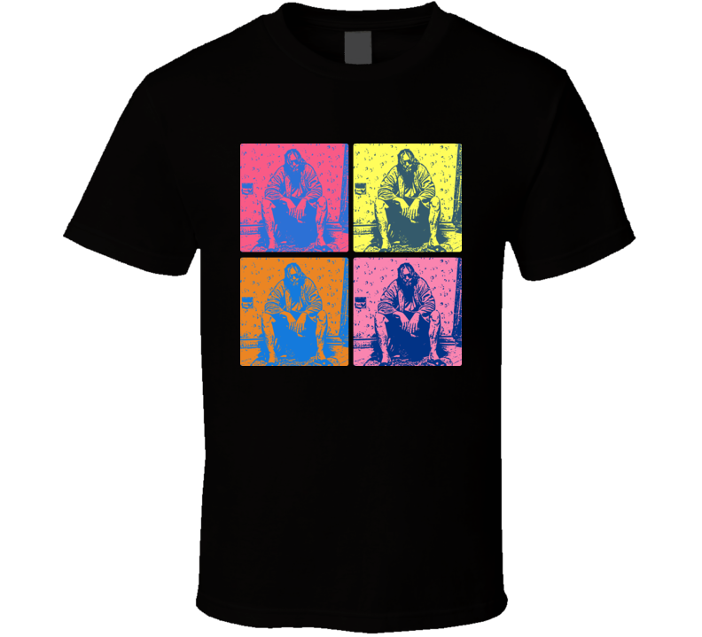 The Big Lebowski Movie The Dude Warhol T Shirt