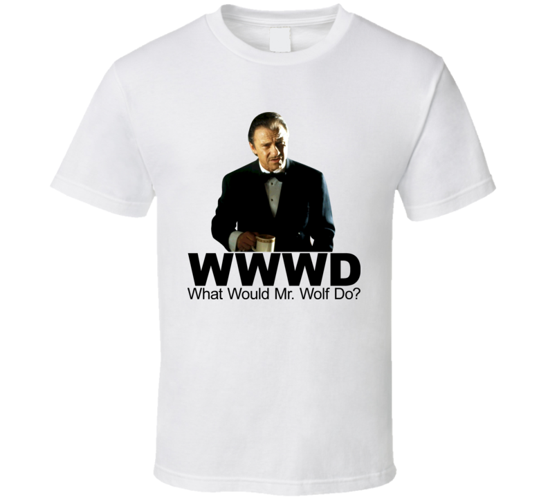Pulp Fiction What Would Mr Wolf Do T Shirt Pulp Fiction What Would Mr Wolf Do T Shirt