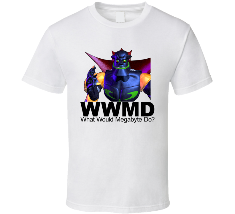 Reboot Cartoon What Would Megabyte Do Tshirt Reboot Cartoon What Would Megabyte Do Tshirt