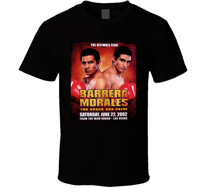 Barrera Morales 2002 Boxing Poster T Shirt