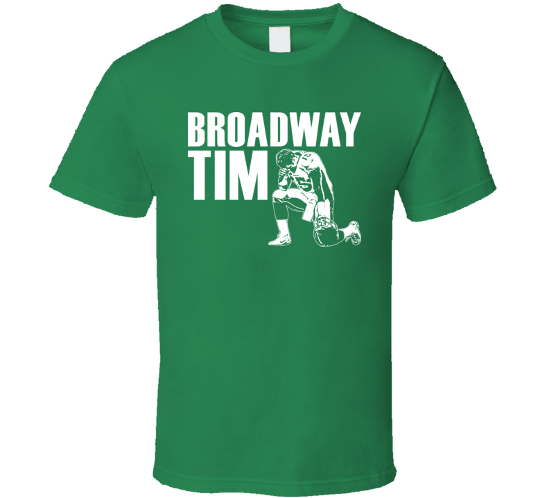 Tim Tebow Broadway Tim New York Football Tshirt