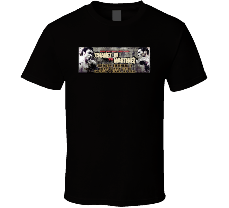 Julio Chavez Jr Vs Sergio Martinez Sept 15th Boxing Poster 2 T Shirt