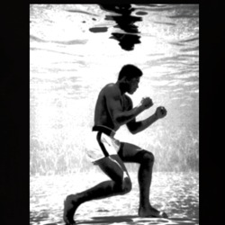 Muhammad Ali Under Water Training Boxing T Shirt 12249