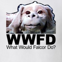 The Neverending Story Movie What Would Falcor Do T Shirt 86464