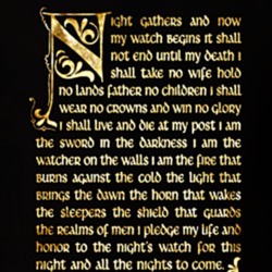 A Game Of Thrones The Nights Watch Oath T Shirt 87628
