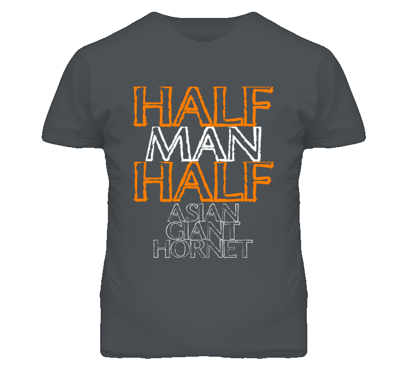 Half Man Half Asian Giant Hornet Funny Animal T Shirt Half Man Half Asian Giant Hornet Funny Animal T Shirt
