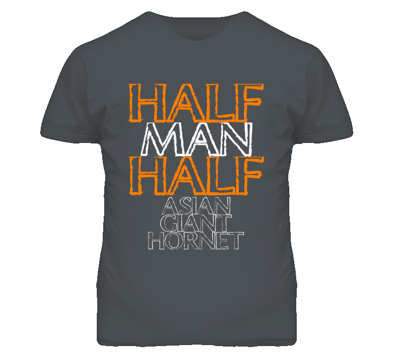 Half Man Half Asian Giant Hornet Funny Animal T Shirt