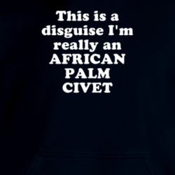 This Is A Disguise I'm Really An African Palm Civet Funny Animal Hooded Pullover 18413068