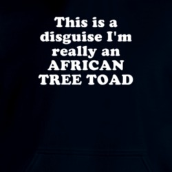 This Is A Disguise I'm Really An African Tree Toad Funny Animal Hooded Pullover 18413073