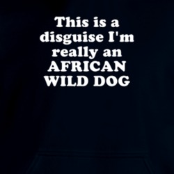 This Is A Disguise I'm Really An African Wild Dog Funny Animal Hooded Pullover 18413075