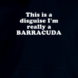 This Is A Disguise I'm Really A Barracuda Funny Animal Hooded Pullover 18413094