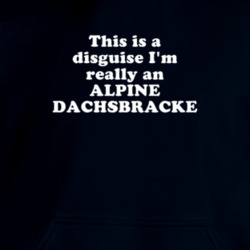 This Is A Disguise I'm Really An Alpine Dachsbracke Funny Animal Hooded Pullover 18413097