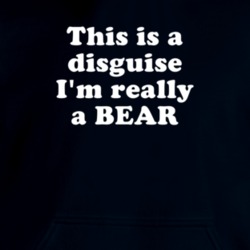 This Is A Disguise I'm Really A Bear Funny Animal Hooded Pullover 18413111