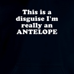 This Is A Disguise I'm Really An Antelope Funny Animal Hooded Pullover 18413130