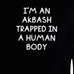 I'm An Akbash Trapped In A Human Body Funny Zoo Animal Hooded Pullover 18431118