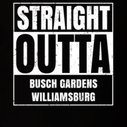 Straight Outta Busch Gardens Williamsburg Zoo Animals Wildlife Compton Parody T Shirt 22650586