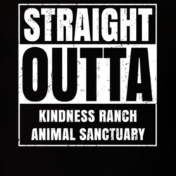 Straight Outta Kindness Ranch Animal Sanctuary Zoo Animals Wildlife Compton Parody T Shirt 22650631