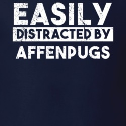 Easily Distracted By Affenpugs Animal Lover Funny T Shirt 26758917