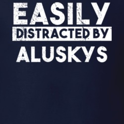 Easily Distracted By Aluskys Animal Lover Funny T Shirt 26759114