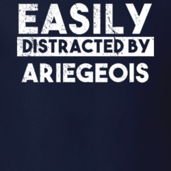 Easily Distracted By Ariegeois Animal Lover Funny T Shirt 26759268