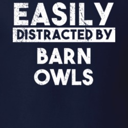 Easily Distracted By Barn Owls Animal Lover Funny T Shirt 26759505