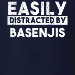 Easily Distracted By Basenjis Animal Lover Funny T Shirt 26759541