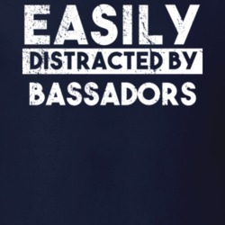 Easily Distracted By Bassadors Animal Lover Funny T Shirt 26759568