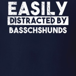 Easily Distracted By Basschshunds Animal Lover Funny T Shirt 26759576