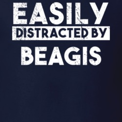 Easily Distracted By Beagis Animal Lover Funny T Shirt 26759628