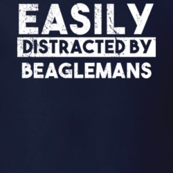 Easily Distracted By Beaglemans Animal Lover Funny T Shirt 26759634