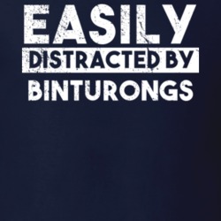 Easily Distracted By Binturongs Animal Lover Funny T Shirt 26759783