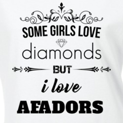 Some Girls Love Diamonds But I Love Afadors Funny Animal Lover T Shirt 27067050