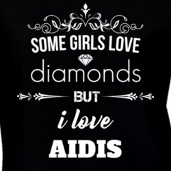 Some Girls Love Diamonds But I Love Aidis Funny Animal Lover T Shirt 27067060