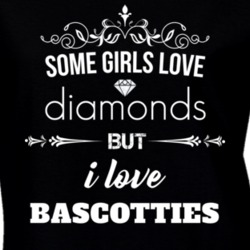 Some Girls Love Diamonds But I Love Bascotties Funny Animal Lover T Shirt 27067551
