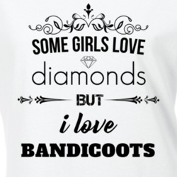 Some Girls Love Diamonds But I Love Bandicoots Funny Animal Lover T Shirt 27067601