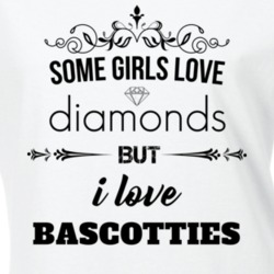 Some Girls Love Diamonds But I Love Bascotties Funny Animal Lover T Shirt 27067644