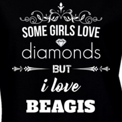 Some Girls Love Diamonds But I Love Beagis Funny Animal Lover T Shirt 27067654