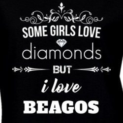Some Girls Love Diamonds But I Love Beagos Funny Animal Lover T Shirt 27067680