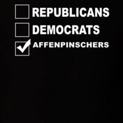 Republicans Democrats Affenpinschers Funny Animal Lovers T Shirt 36221531