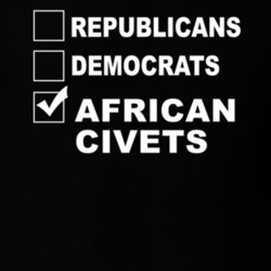 Republicans Democrats African Civets Funny Animal Lovers T Shirt 36221537