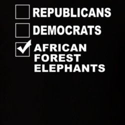 Republicans Democrats African Forest Elephants Funny Animal Lovers T Shirt 36221543