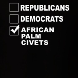 Republicans Democrats African Palm Civets Funny Animal Lovers T Shirt 36221548