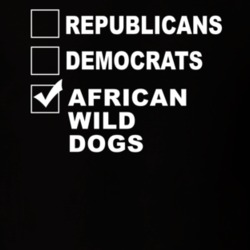 Republicans Democrats African Wild Dogs Funny Animal Lovers T Shirt 36221557