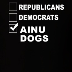 Republicans Democrats Ainu Dogs Funny Animal Lovers T Shirt 36221562