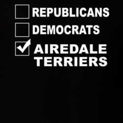 Republicans Democrats Airedale Terriers Funny Animal Lovers T Shirt 36221563